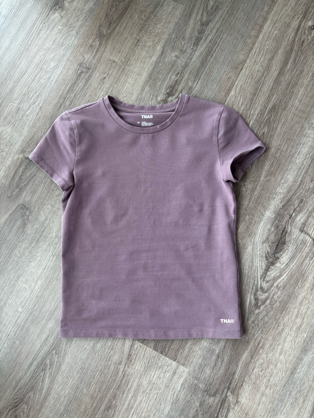 TNA Short Sleeve Fitted Tee - Mushroom Purple